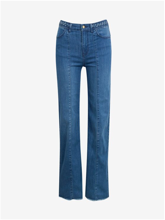 Orsay Orsay Jeansy 313086558000__42 Niebieski Wide Leg