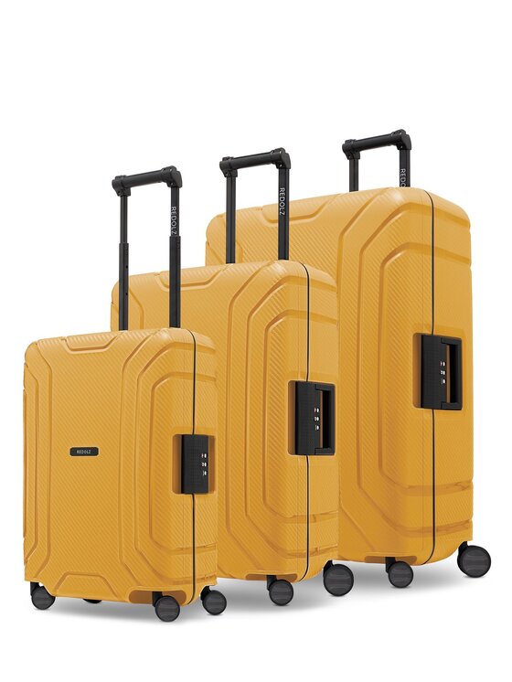 Redolz Redolz Komplet walizek 296282 Żółty
