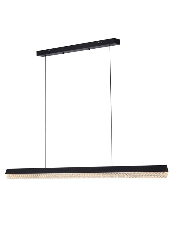 MIAhome MIAhome Lampa wisząca ANABELLA LED czarna 120 cm Czarny