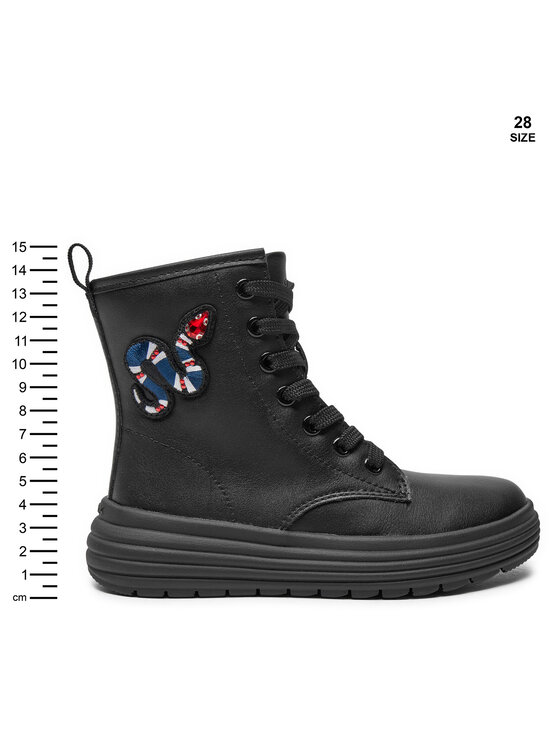 Geox Geox Zimski škornji J Phaolae Girl J46ETD 000BC C9999 M Črna