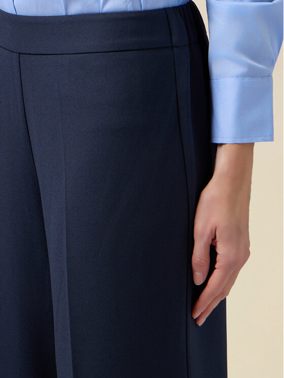 Oltre Oltre Pantaloni di tessuto P274J102440N034 Blu Regular Fit