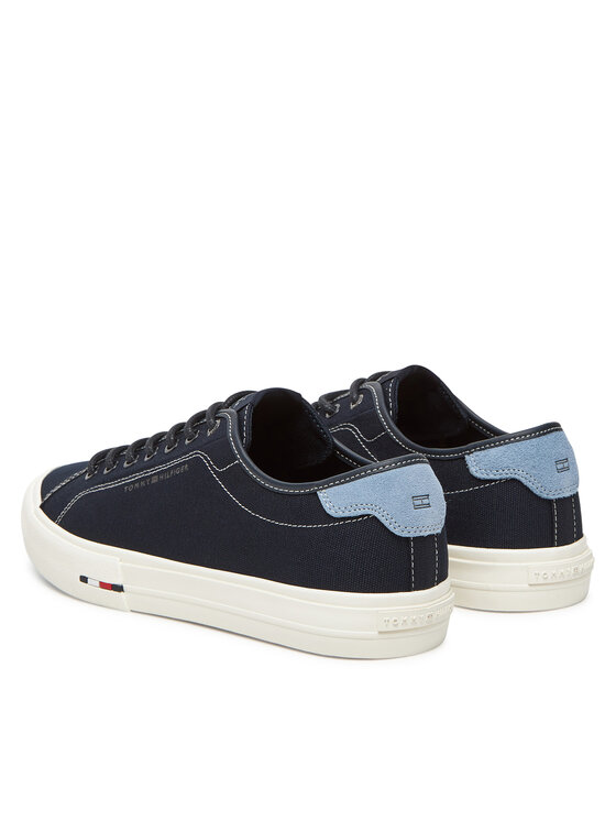 Tommy Hilfiger Tommy Hilfiger Tenisice Hi Vulc Street Canvas FM0FM05515 Tamnoplava