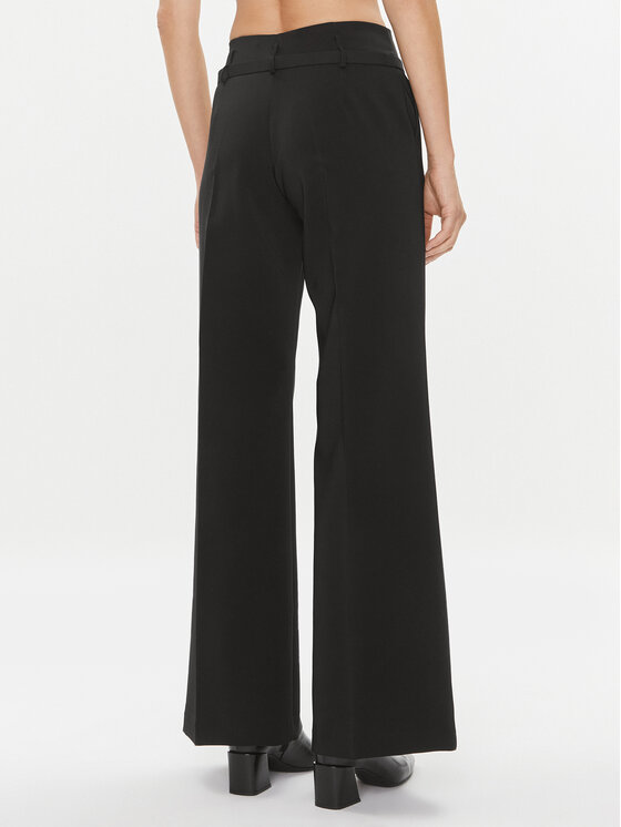 Imperial Imperial Παντελόνι υφασμάτινο P9990015Q Μαύρο Relaxed Fit