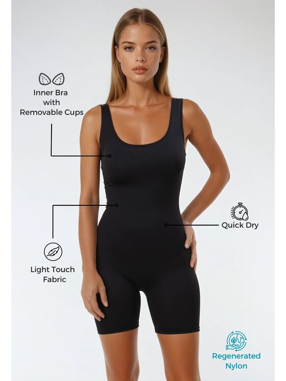 Flavia Valentini Flavia Valentini Legginsy 314 Czarny Compression Fit