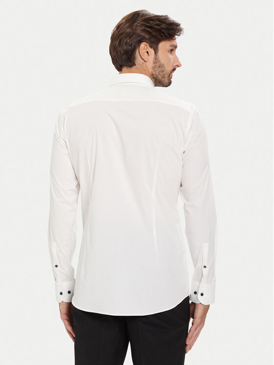 BOSS BOSS Hemd H-Hank 50549930 Weiß Slim Fit