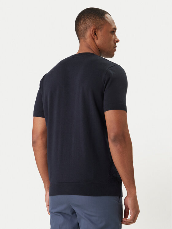 KARL LAGERFELD KARL LAGERFELD Marškinėliai 655006 562301 Tamsiai mėlyna Slim Fit