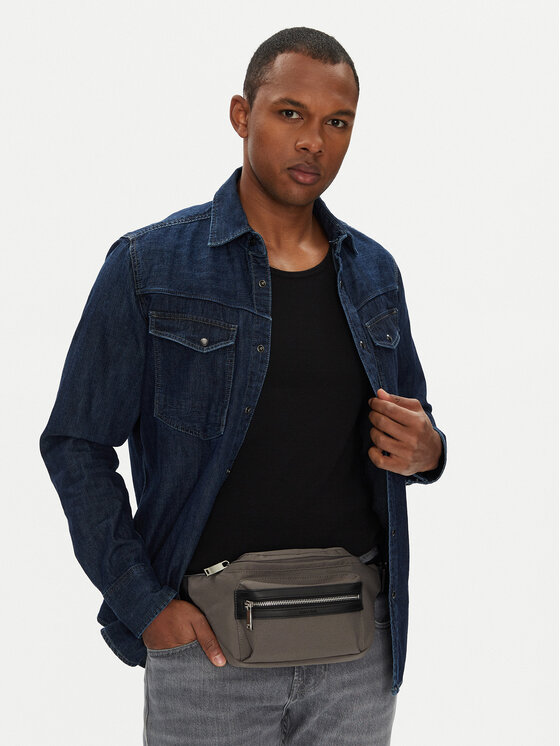 Calvin Klein Calvin Klein Τσαντάκι μέσης Contrast Belt Bag LV04D3073G Γκρι