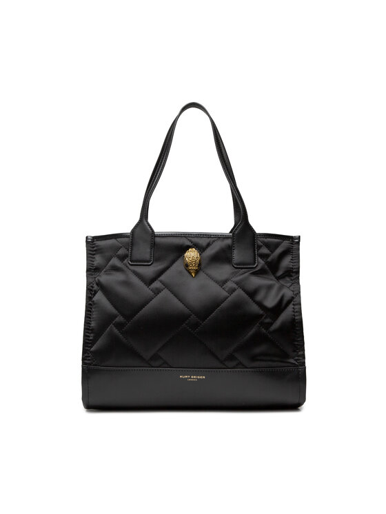 Kurt Geiger Kurt Geiger Дамска чанта Recycled Sq Sm Shopper 8670900229 Черен