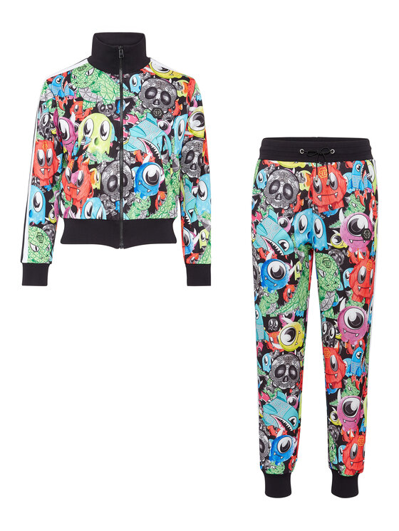 PHILIPP PLEIN PHILIPP PLEIN Dres 4695 Kolorowy Regular Fit