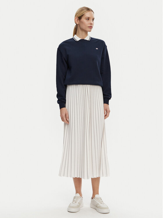 Tommy Hilfiger Tommy Hilfiger Mikina WW0WW45980 Tmavomodrá Regular Fit