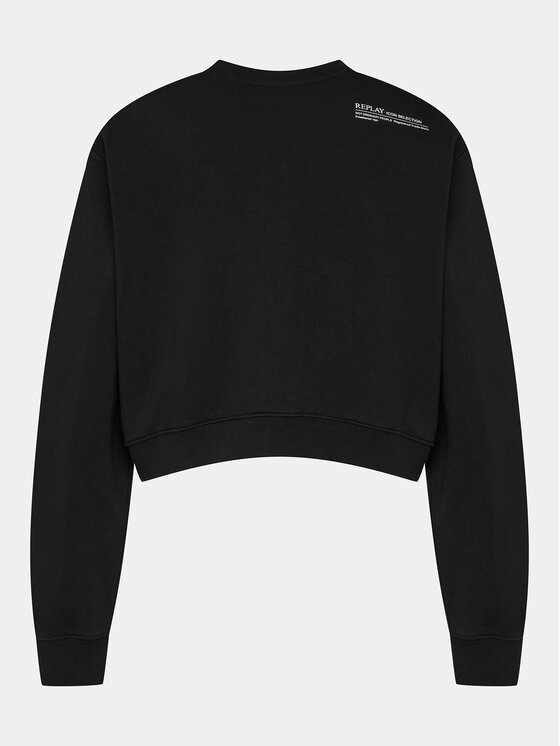 REPLAY Replay Суитшърт W3104B.000.23650P Черен Regular Fit