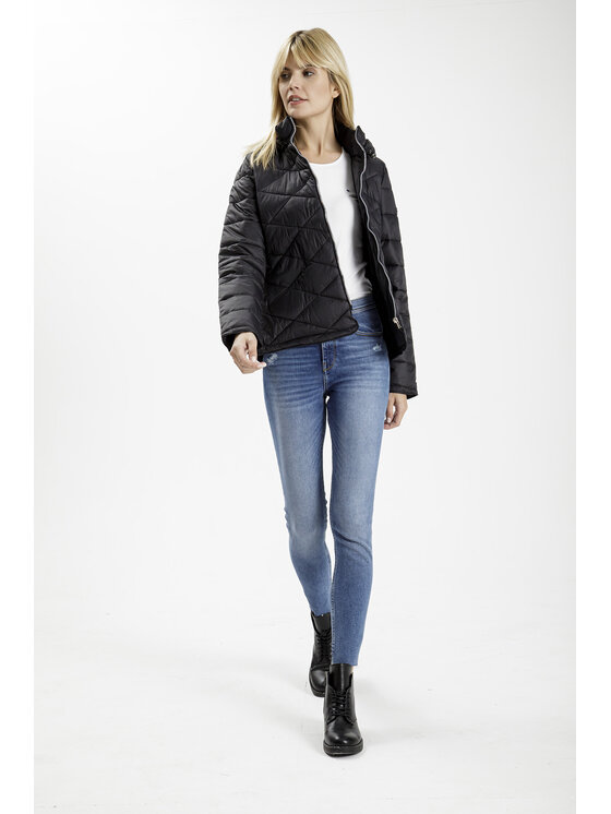 Cross Jeans Cross Jeans Kurtka zimowa 81240-020 Czarny Regular Fit