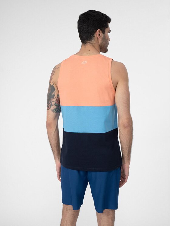4F 4F Tricou 4FSS23TTSHM352 Roz Regular Fit
