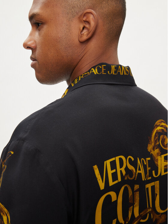 Versace Jeans Couture Versace Jeans Couture Košeľa 76GAL2BW Čierna Regular Fit