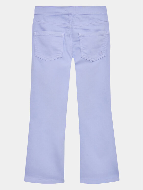 United Colors Of Benetton United Colors Of Benetton Riidest püksid 4AU0CE020 Lilla Flare Fit