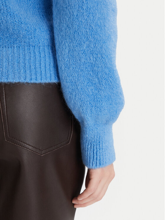 Morgan Morgan Rollkragenpullover 242-MLEONAR Blau Regular Fit