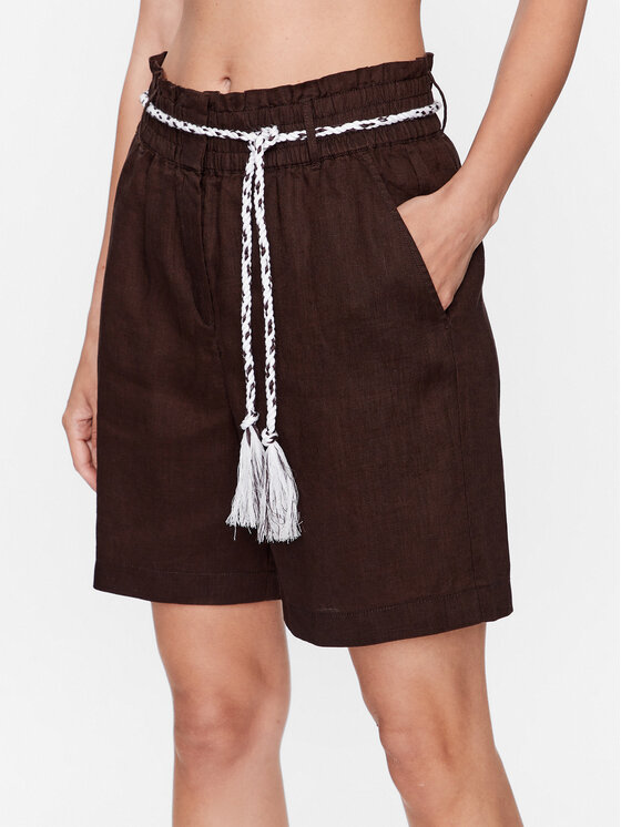 Marc Aurel Marc Aurel Bavlnené šortky 1628 1001 91694 Hnedá Regular Fit