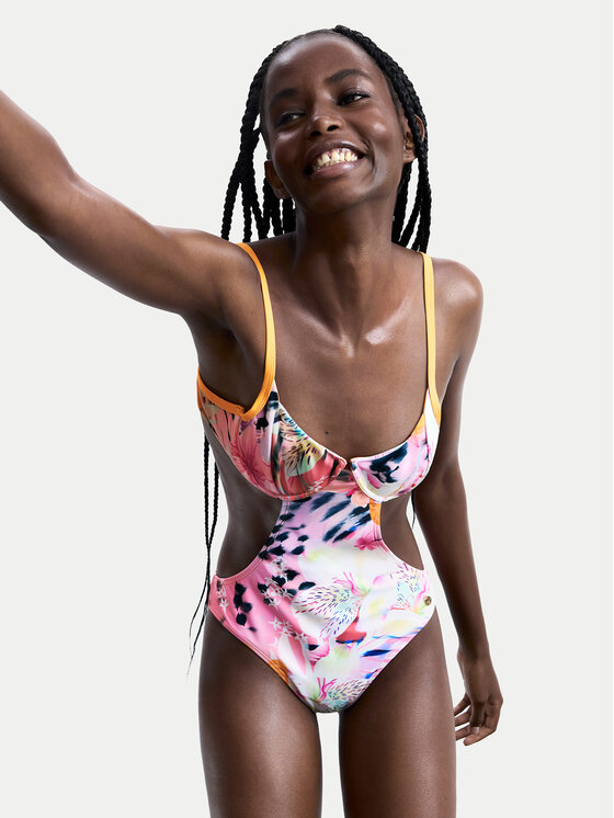 Desigual Desigual Costume da bagno Nasau 26SWMK17 Multicolore