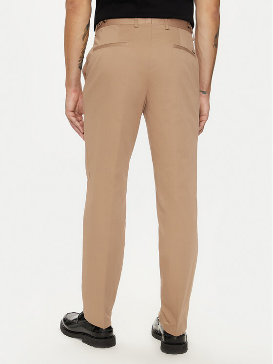 BOSS Boss Chino hlače C-Genius 50521043 Bež Slim Fit