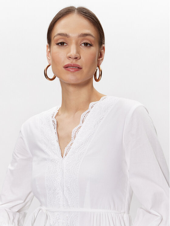 TWINSET TWINSET Vasaras kleita 231TT2151 Balts Regular Fit