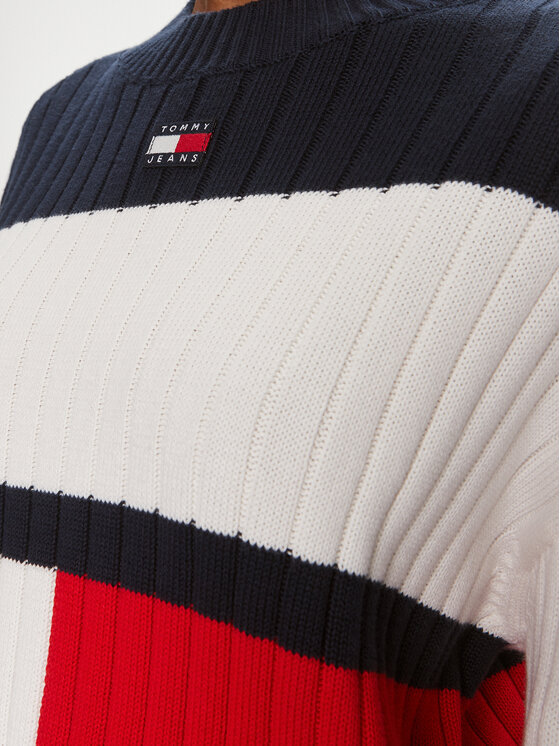Tommy Jeans Tommy Jeans Pullover Colorblock Badge DW0DW18117 Bunt Regular Fit