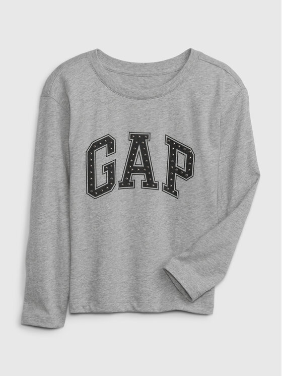 Gap Gap Majica 787249-01 Siva Regular Fit