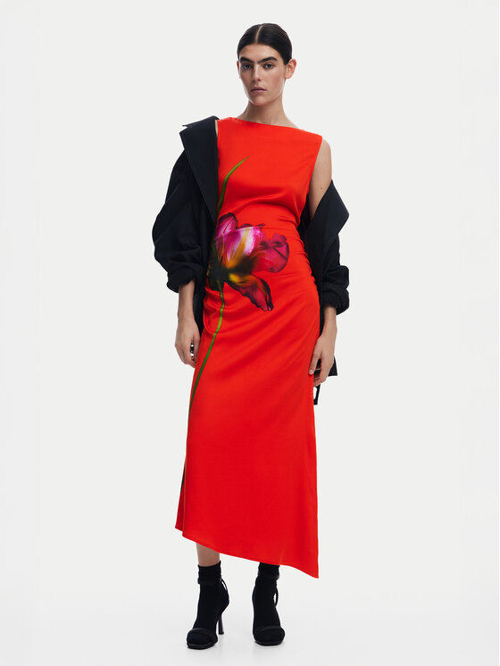 Desigual Desigual Rochie de zi Reims 25SWVW07 Roșu Regular Fit