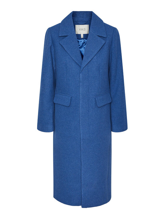 YAS YAS Cappotto di transizione 26030713 Blu Regular Fit