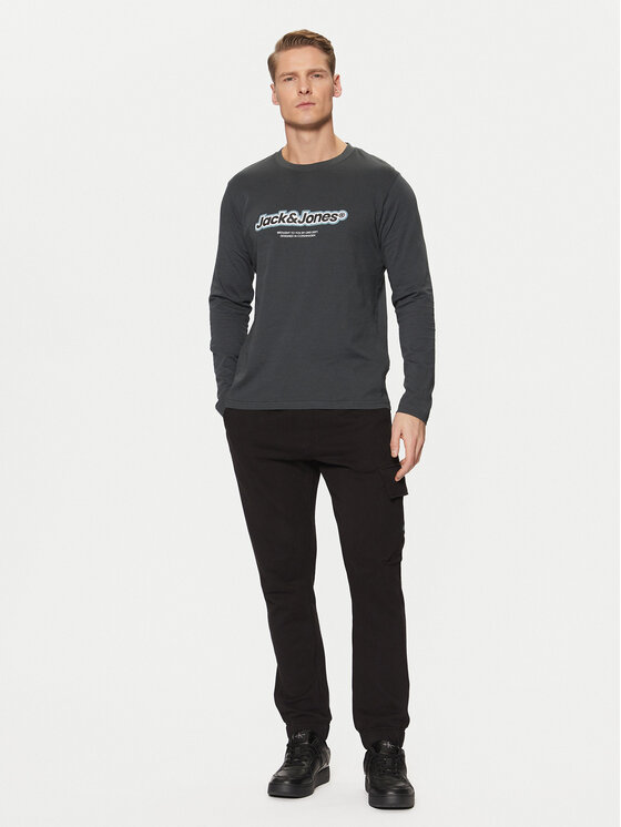 Calvin Klein Jeans Calvin Klein Jeans Melegítő alsó J30J326762 Fekete Regular Fit