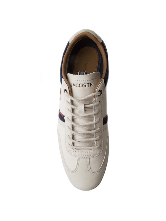 Lacoste Lacoste Sneakers Misano 118 2 Cam 7-35CAM0081WN1 Alb