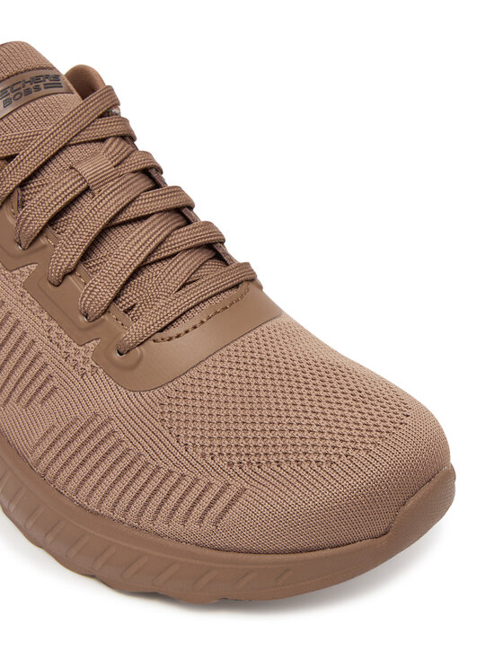 Skechers Skechers Sneakersy Bobs Squad Chaos-Face Off 117209/CLAY Brązowy