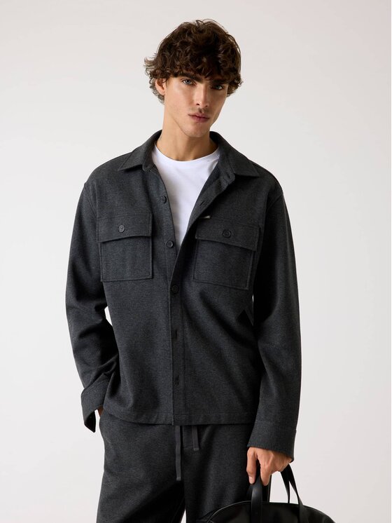 Guess Guess Преходно яке 179657 Черен Classic Fit