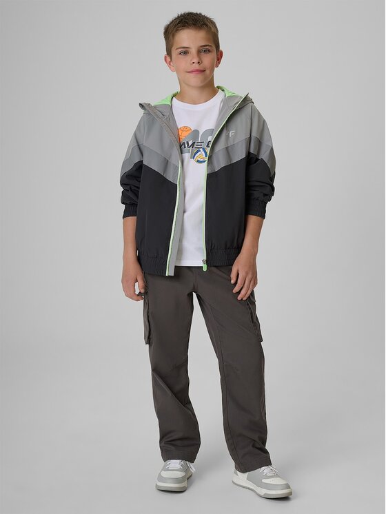 4F 4F T-Shirt 4FJRAW26TTSHM4346-10S Biały Regular Fit