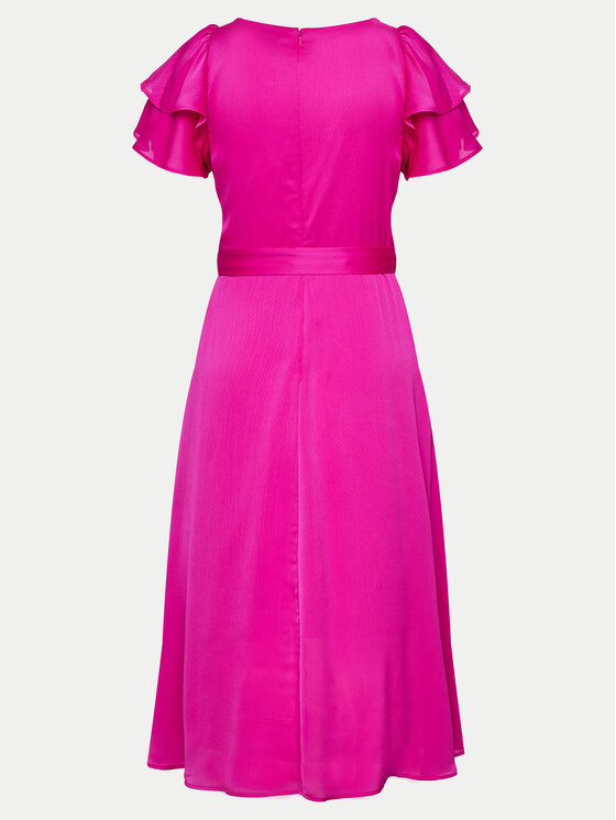 DKNY DKNY Cocktail obleka DD4AQ571 Roza Regular Fit