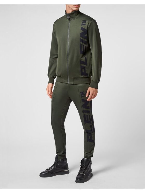 PHILIPP PLEIN PHILIPP PLEIN Tepláková souprava 7473 Zelená Regular Fit