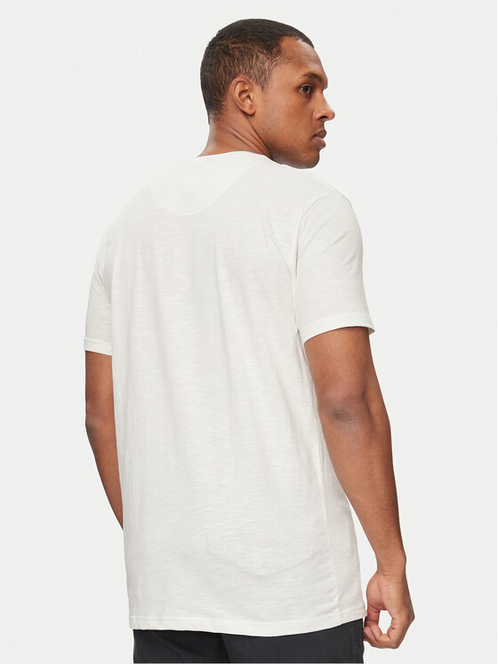 INDICODE INDICODE T-krekls Lunnin 41-040 Balts Regular Fit