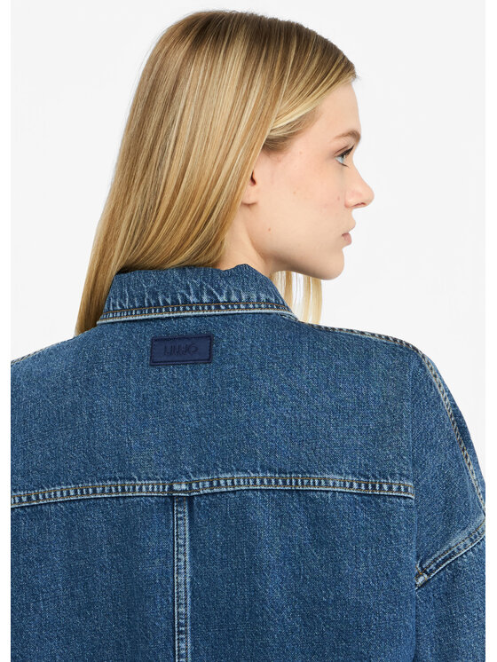 Liu Jo Liu Jo Giacca di jeans UF5111D492778934 Celeste Regular Fit