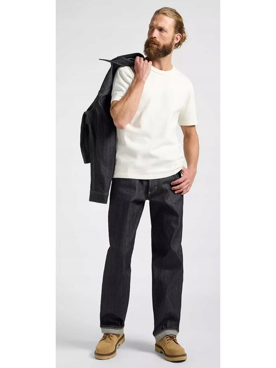 Lee Lee T-Shirt 101 Core Tee Biały Regular Fit
