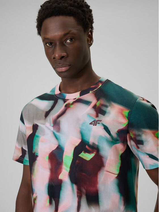 4F 4F T-Shirt SPORT STORIES 25/26 Kolorowy Regular Fit
