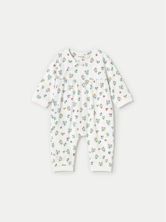 Mayoral Tutina romper 1753 Bianco, taglia : 0_1M