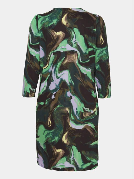 Fransa Fransa Rochie tip cămașă 20612138 Verde Regular Fit