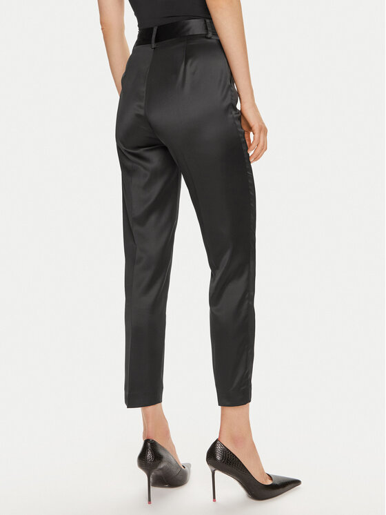 Fracomina Fracomina Chino FQ24SV2003W41101 Crna Slim Fit