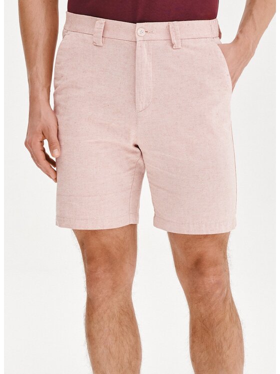 Pako Lorente Pako Lorente Szorty materiałowe P25SF-WS-004 Różowy Classic Fit