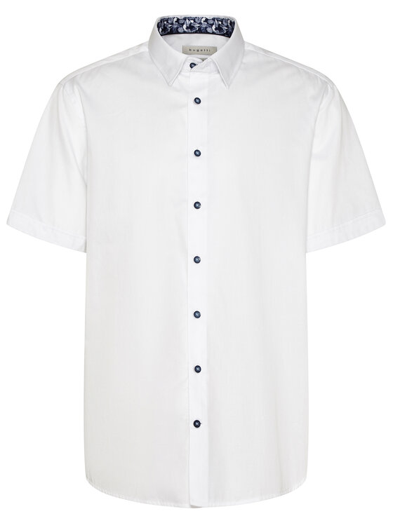 Bugatti Bugatti Camicia 9850 38520 Bianco Regular Fit