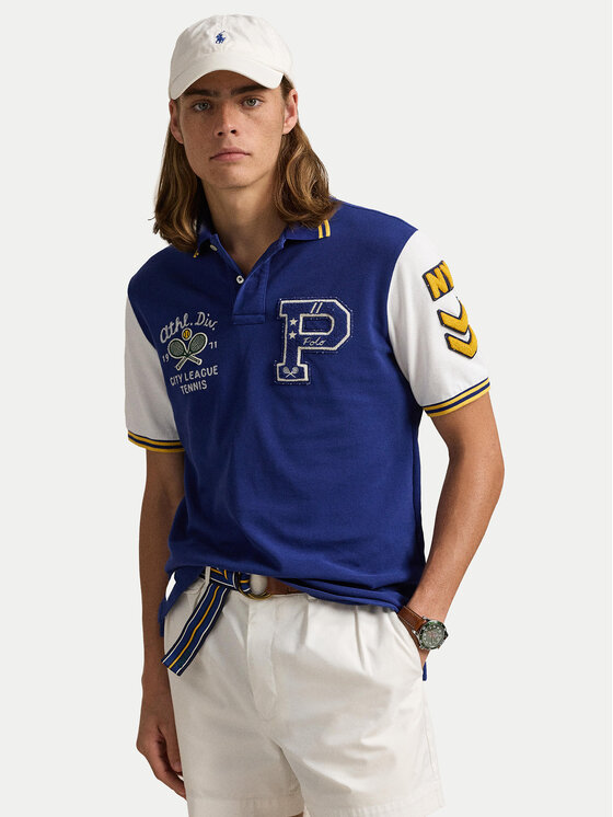 Męskie Polo Polo Ralph Lauren, Rozmiar L, Niebieskie, 710964978001