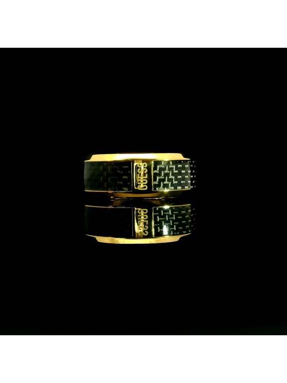Guess Guess Pierścionek JUMR04041JWYGBK64 Złoty