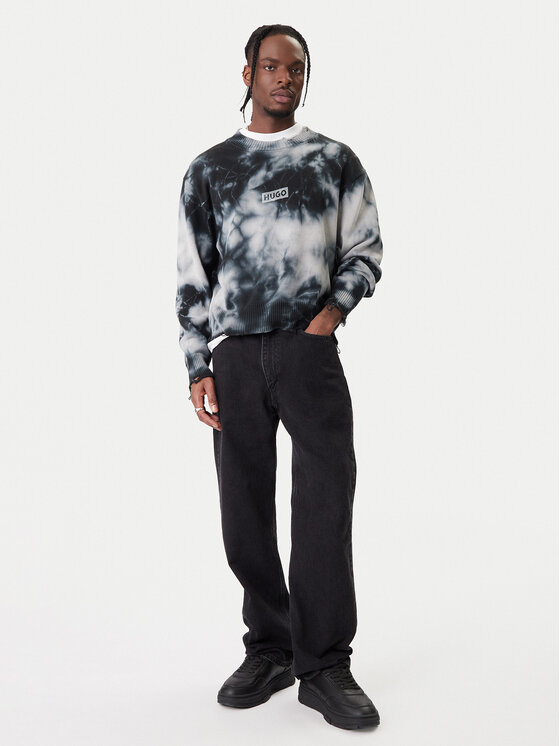 HUGO HUGO Суитшърт Sestroy 50553584 Черен Regular Fit