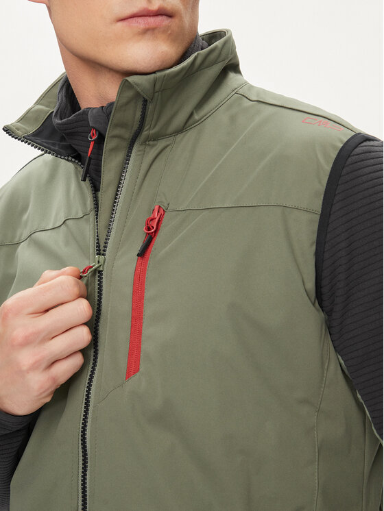 CMP CMP Kamizelka 30A9317 Zielony Regular Fit
