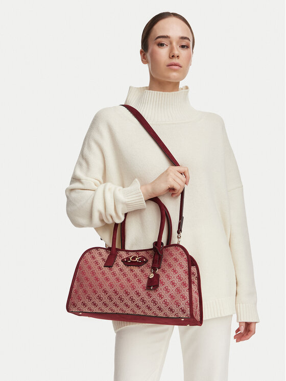 Guess Guess Torebka Samantha HWJG23 13060 Bordowy