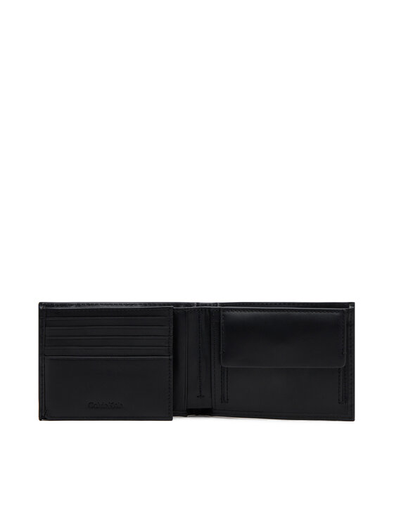 Calvin Klein Calvin Klein Ανδρικό Πορτοφόλι Ck Premium Trifold 10Cc W/Coin K50K512849 Μαύρο